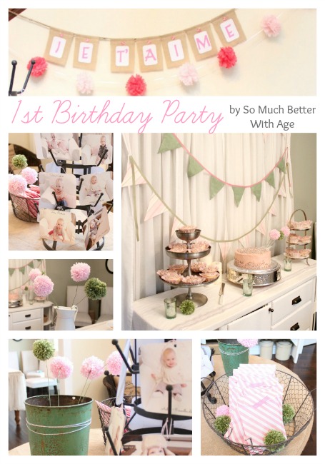 Party Curtains and Pompom Flowers!