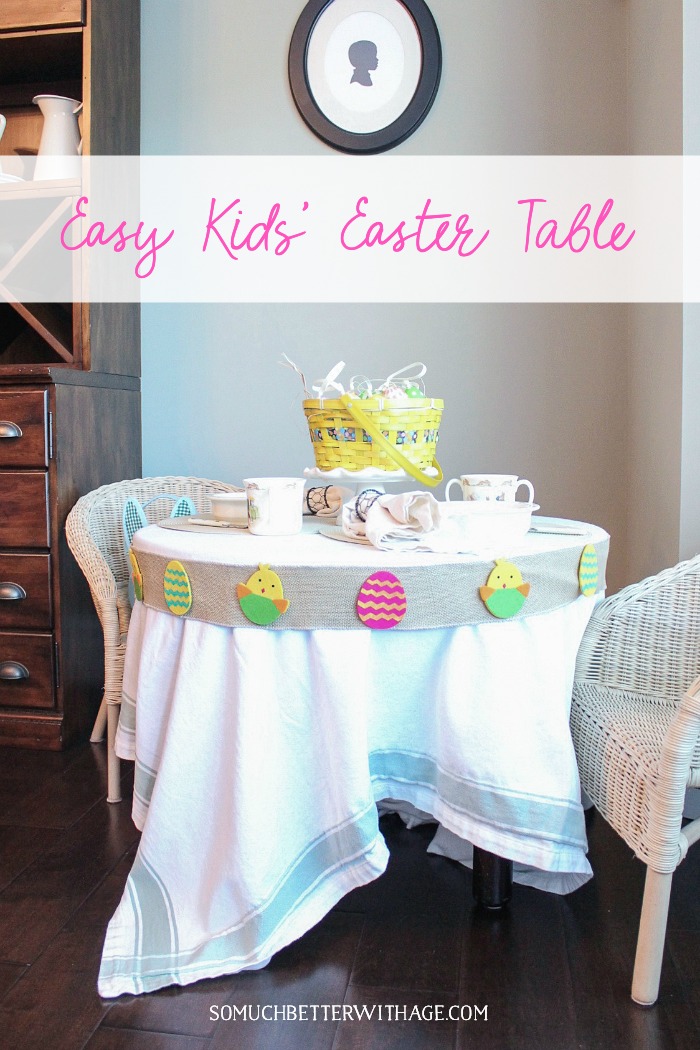 Easy Kids’ Easter Table