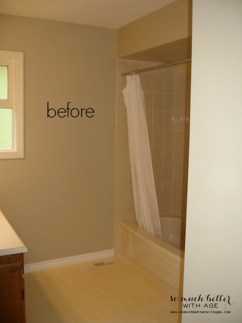 Before bathroom