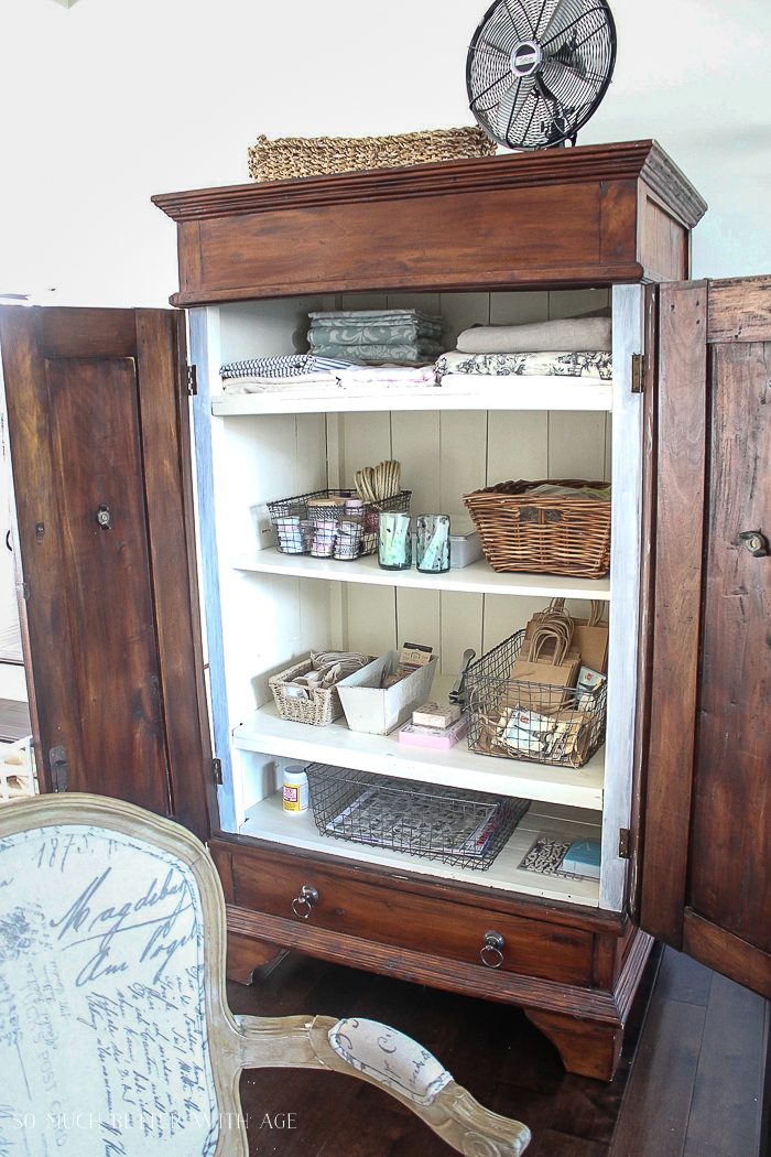 Craft Cabinet - If You Don't Have a Craft Room - So Much Better With Age