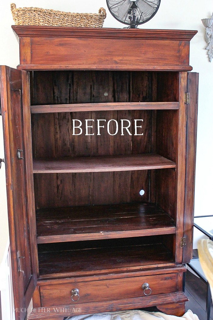 Craft Cabinet - If You Don't Have a Craft Room - So Much Better With Age