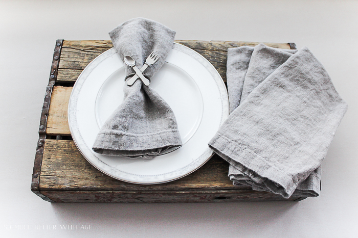 Linen napkins