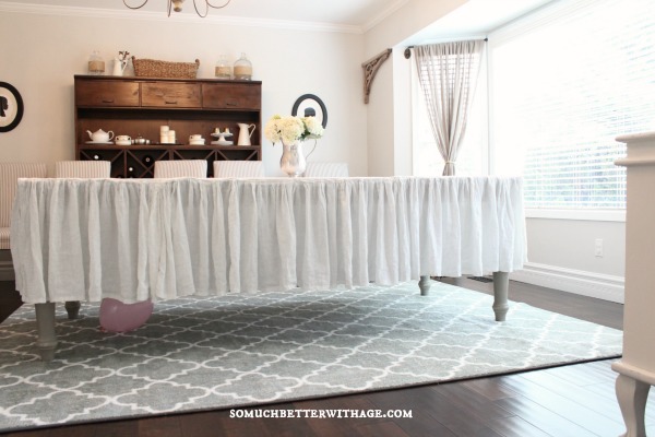 How To Make A Tablecloth With A Ruffle Trim, Liberty Craft Club