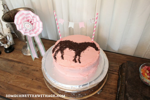 Pony Cake | somuchbetterwithage.com