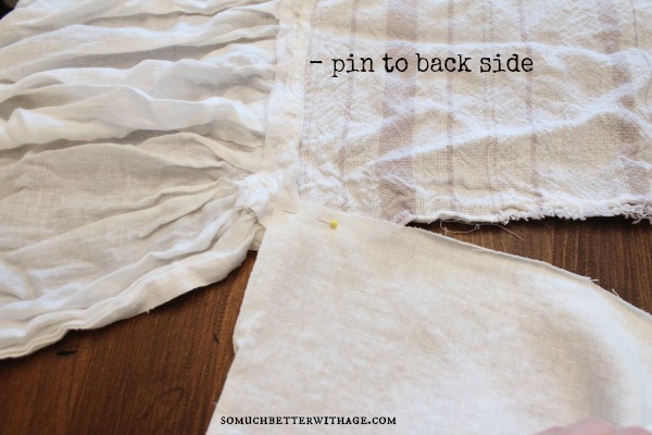 How To Make A Ruffled Tablecloth {Trash To Treasure Series} - So Much ...