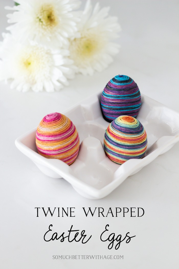 Twine Wrapped Easter Eggs/wrapped in hemp - So Much Better With Age