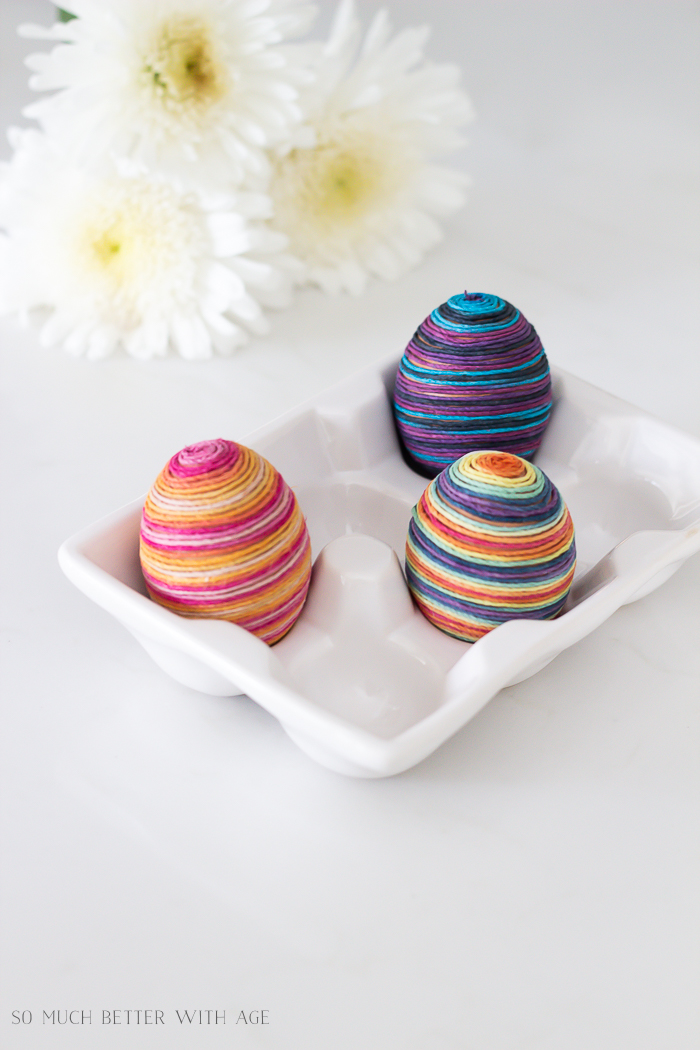 Twine Wrapped Easter Eggs + Video