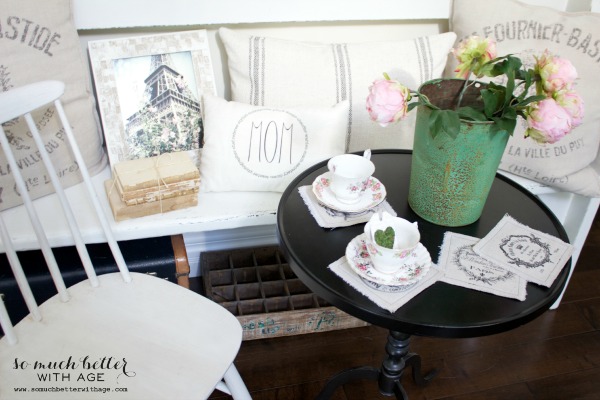  Mother's day tea party / French vintage tea party setup - So Much Better With Age