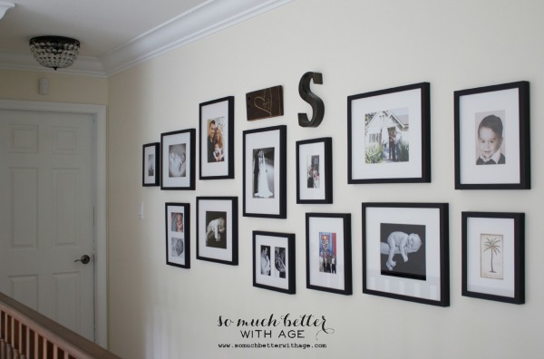 New Pottery Barn light fixture / my gallery wall via somuchbetterwithage.com New Pottery Barn light fixture / my gallery wall via somuchbetterwithage.com