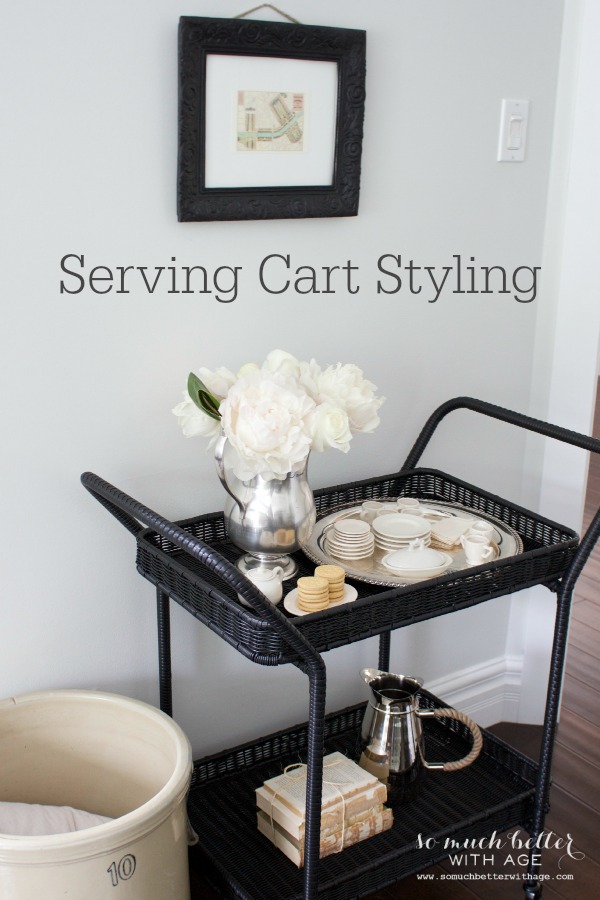 Serving Cart Styling + Wayfair