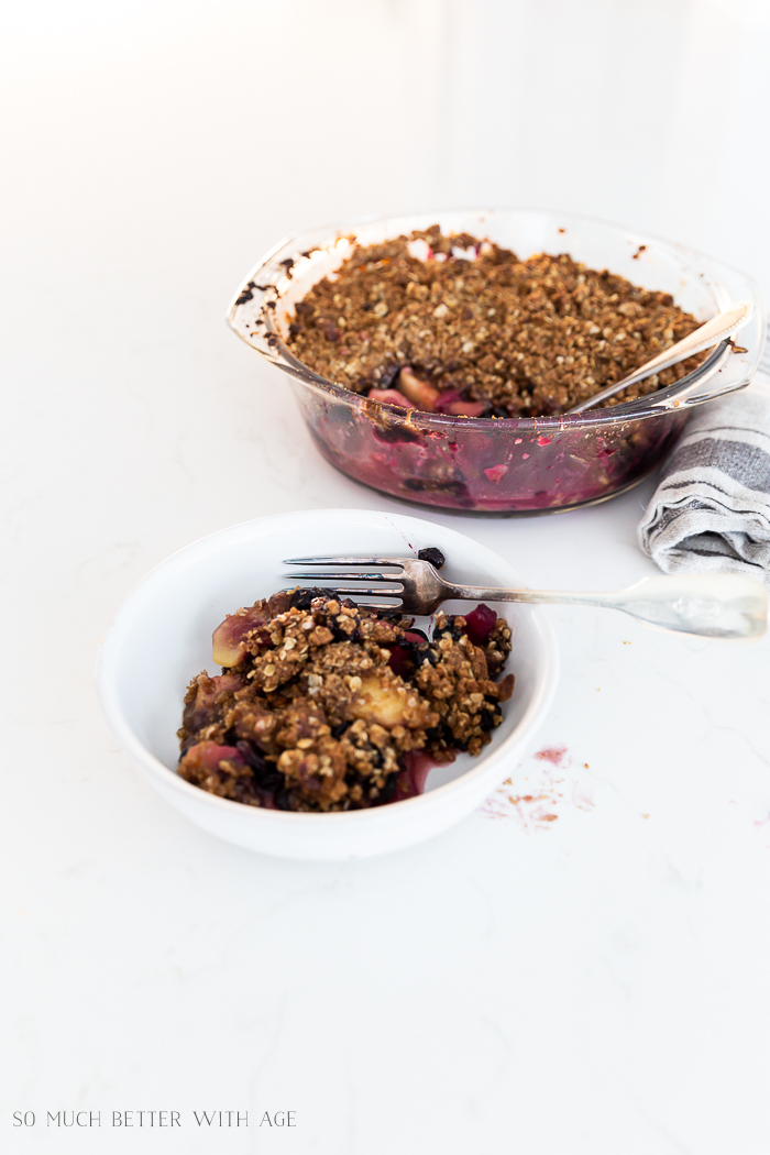 Blueberry Apple Crisp