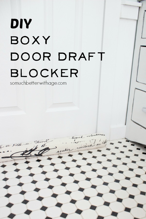 DIY Boxy Door Draft (or Light) Blocker