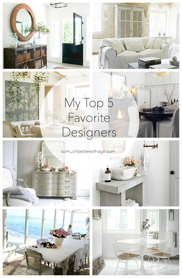 My Top 5 Favorite Designers