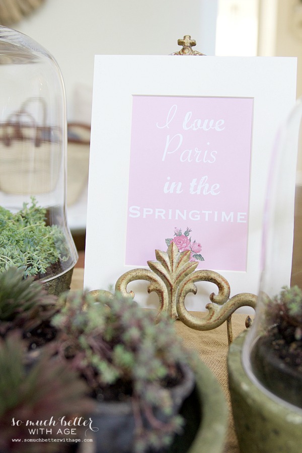 A I love Paris In The Springtime printable.