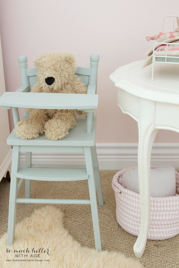 doll table high chair