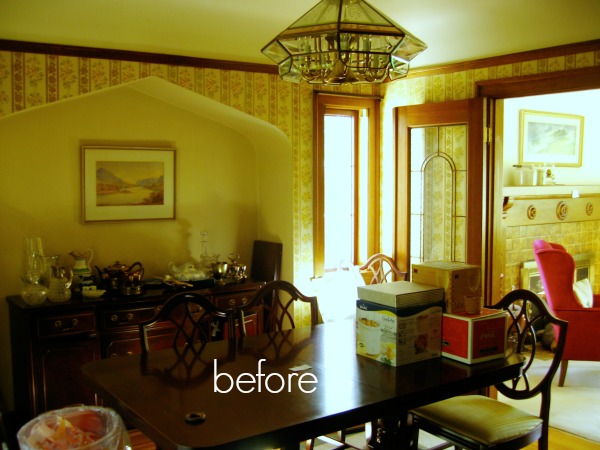 Our old old house, 90-year-old Tudor house tour / before picture of dining room - So Much Better With Age