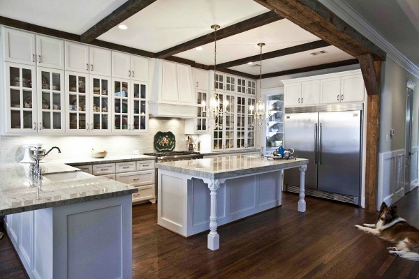 Faux Beam Over Kitchen Bulkhead Wood Beam Inspiration So Much Better With Age