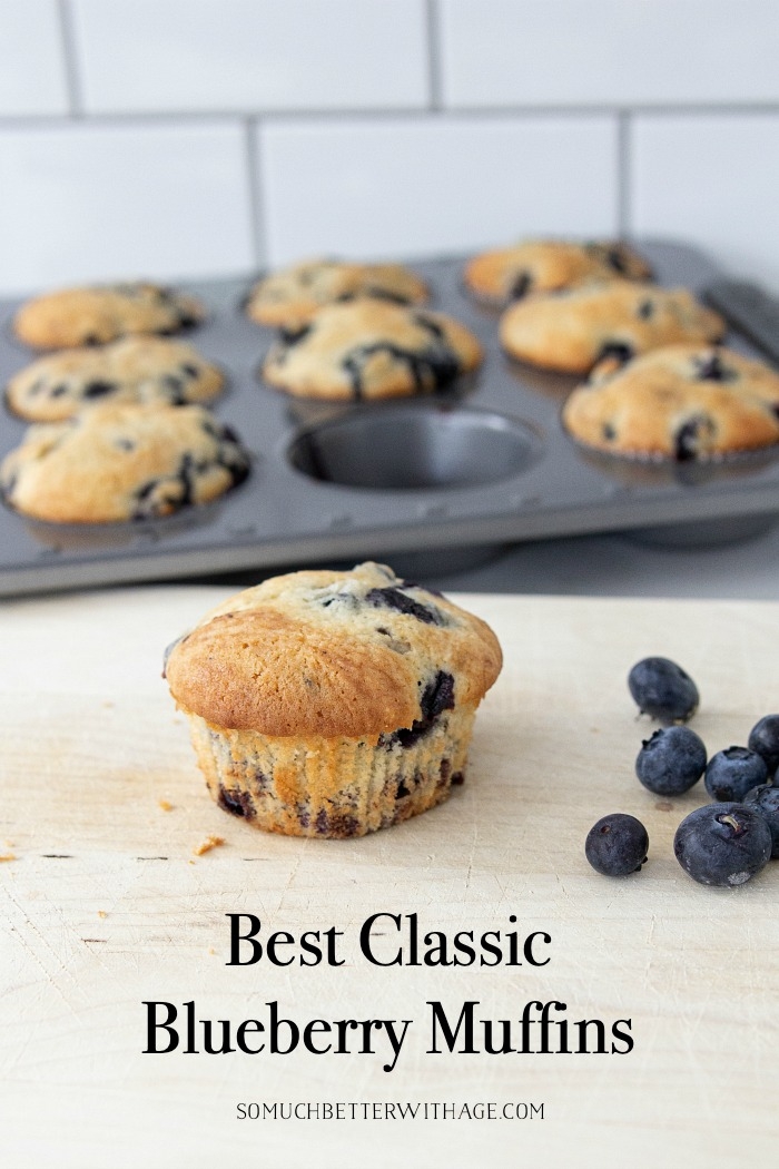 Best Classic Blueberry Muffins.