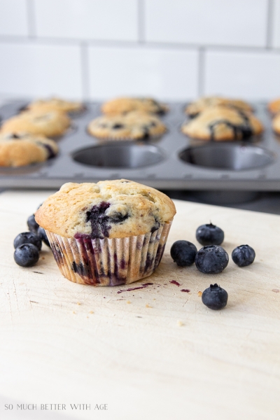 The Best Classic Blueberry Muffins - So Much Better With Age