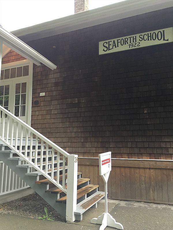 A 1922 schoolhouse called Seaforth School.