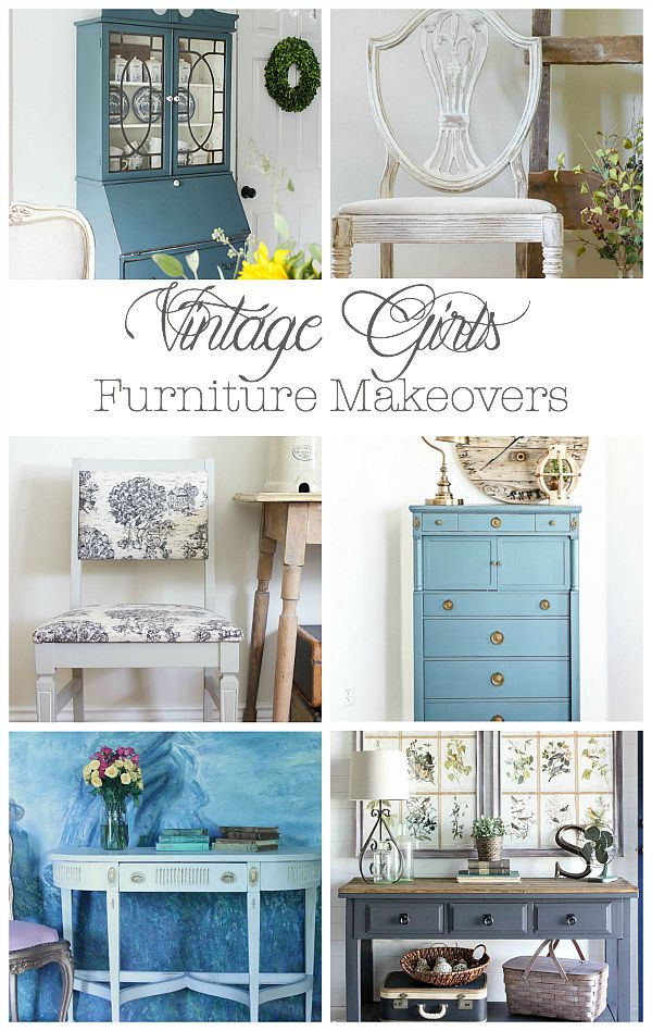 Vintage Girls Furniture Makeovers graphic.