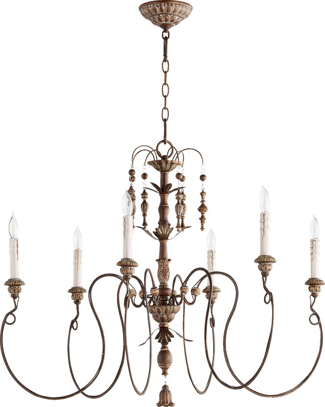  Paladino a large chandelier with gold and metal.