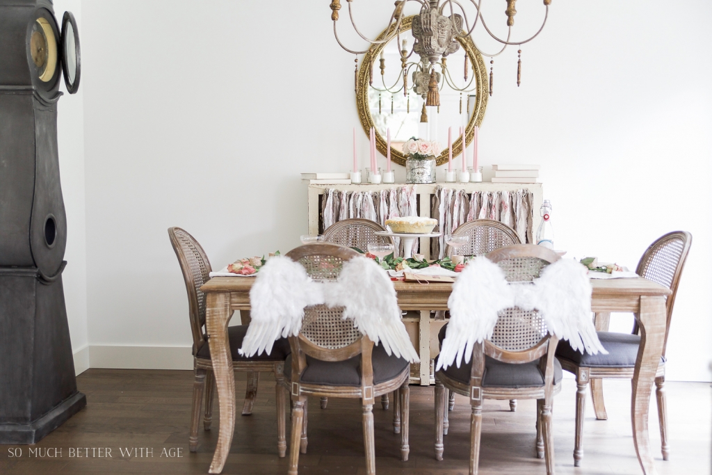 Pretty Pink Roses Valentine's Day Table Setting - Jamie Lundstrom