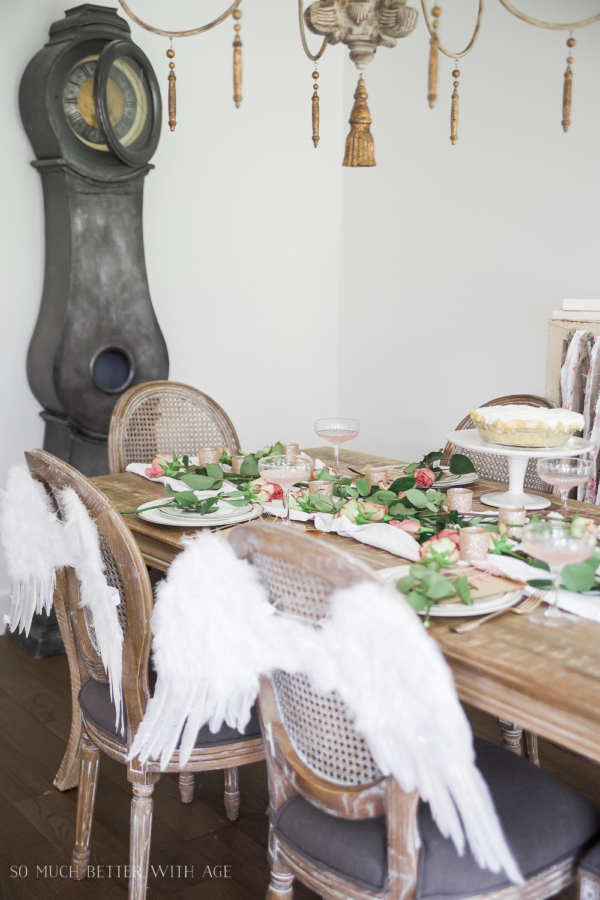 Pretty Pink Roses Valentine's Day Table Setting - Jamie Lundstrom