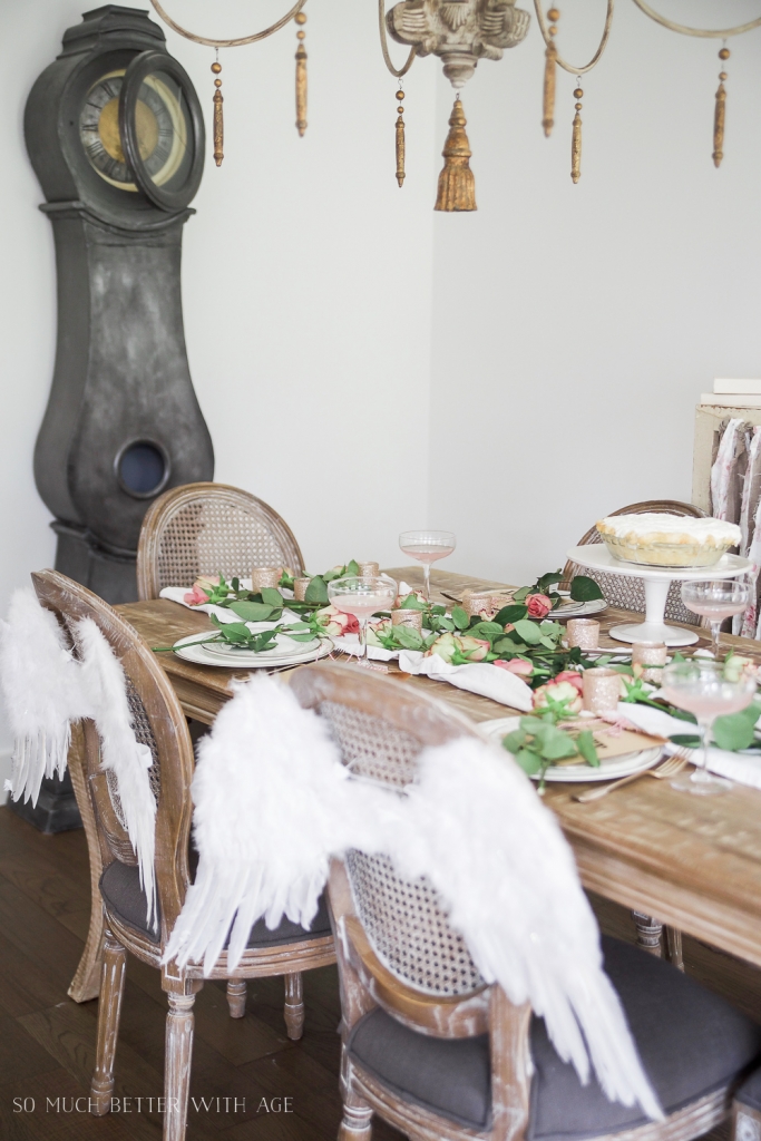 Pretty Pink Roses Valentine's Day Table Setting - Jamie Lundstrom