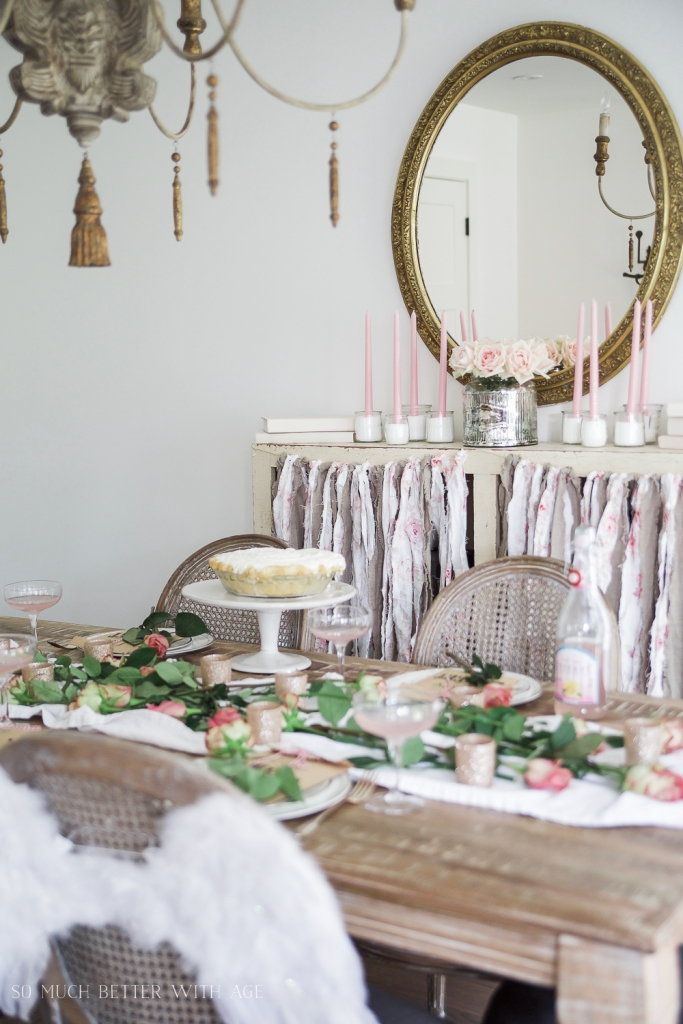 Pretty Pink Roses Valentine's Day Table Setting - Jamie Lundstrom