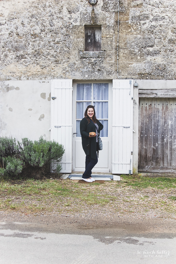 The front door to the farmhouse in France.