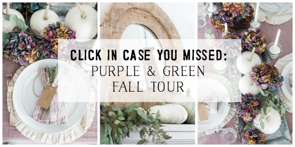 Click in case you missed: French fall tour with purple and green - So Much Better With Age