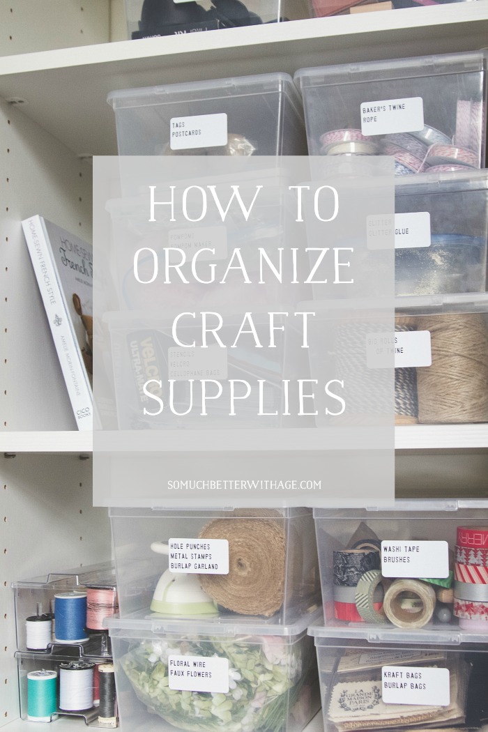 craft supply organization tips and tricks