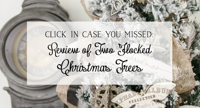 Review of Two Flocked Christmas Trees - So Much Better With Age