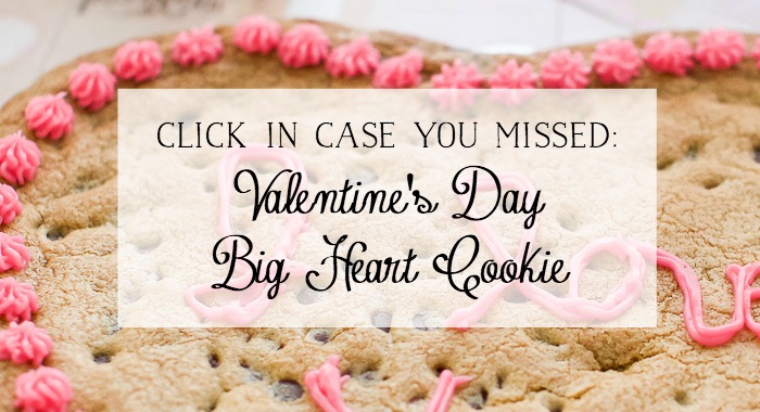 Valentine's Day Big Heart Cookie graphic.