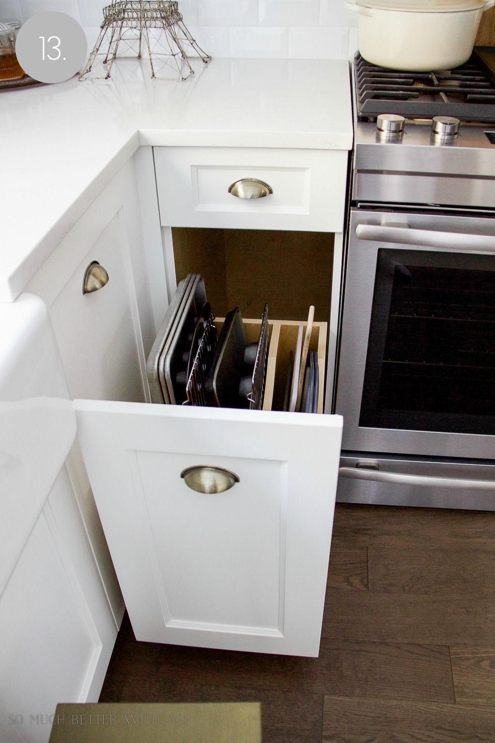 Kitchen Cupboard And Drawer Organization So Much Better With Age