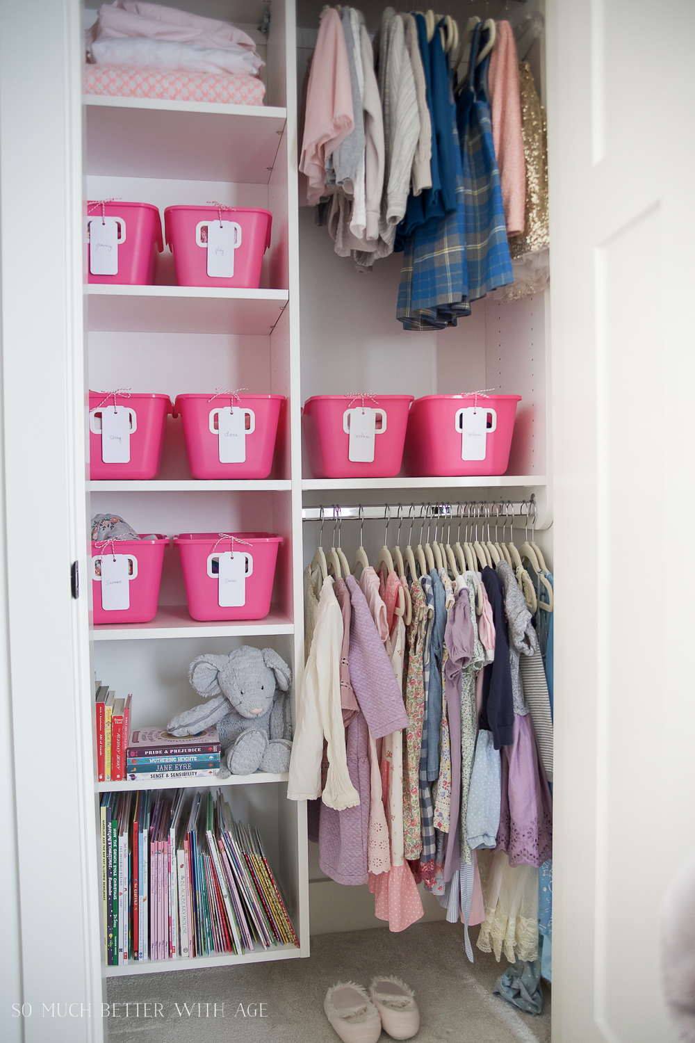 Kids' Closet Organization Ideas