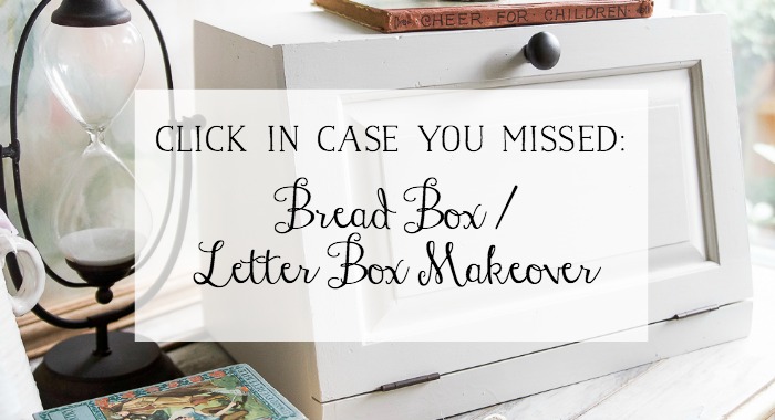 Bread Box/ Letter box Makeover  poster.