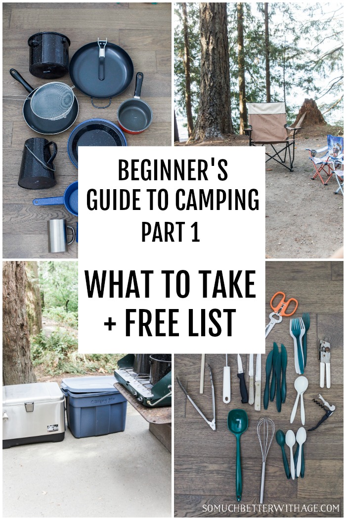 Free list of what to bring camping.