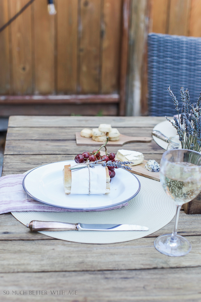 Lavender Outdoor Summer Table Setting/French table setting - So Much Better With Age