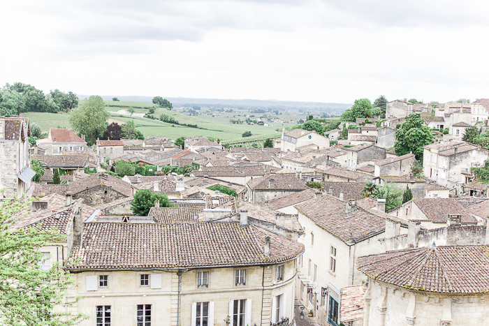 A lookout area above the village.