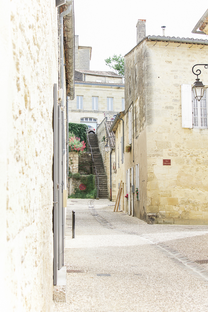 Old stone steps in the village.