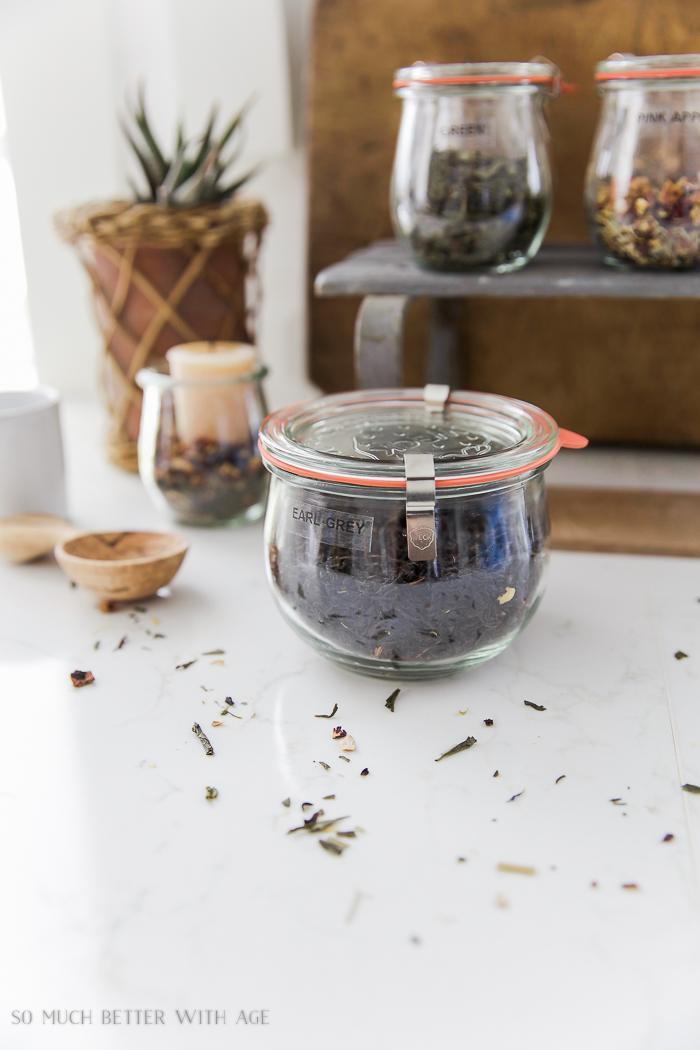 Organic Loose Tea Canning Jar (with infuser) — Buck Hill Farm