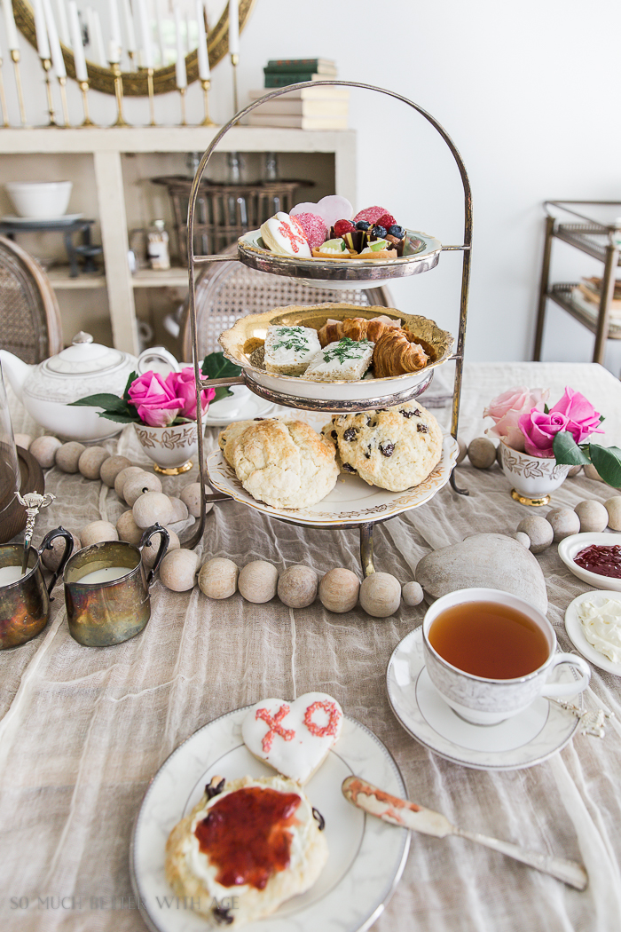 Valentine's Day High Tea Party/tea and scones - So Much Better With Age