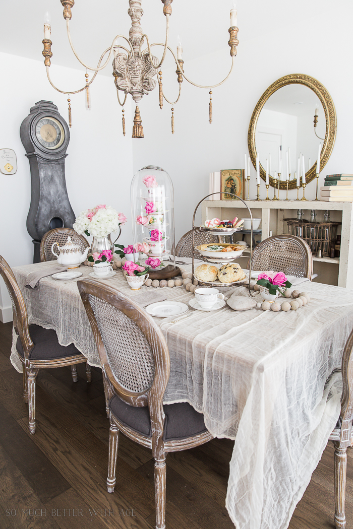 Valentine's Day High Tea Party/French dining room - So Much Better With Age