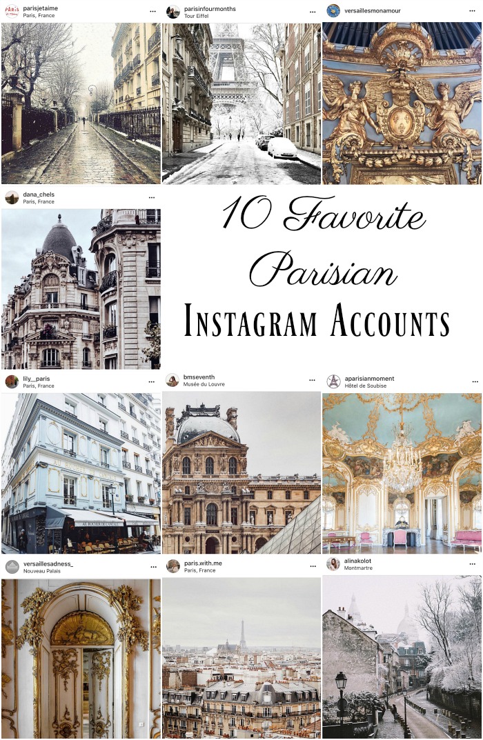 10 Favorite Parisian Instagram Accounts - So Much Better With Age