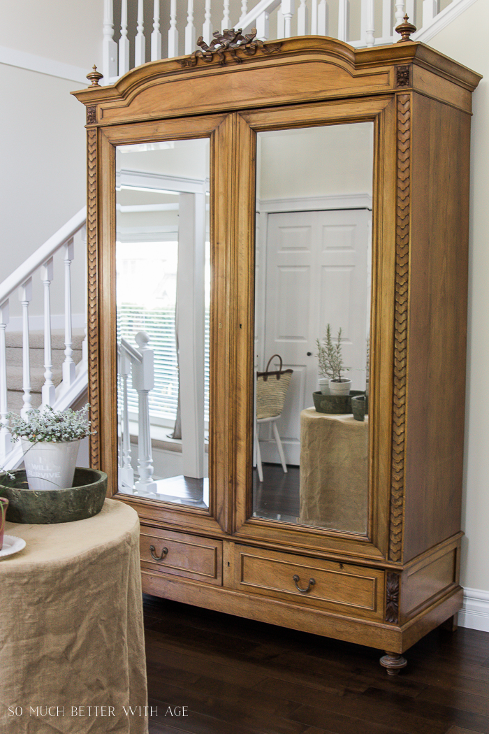 Give Antique Furniture A Makeover, Vintage Wardrobe Armoire