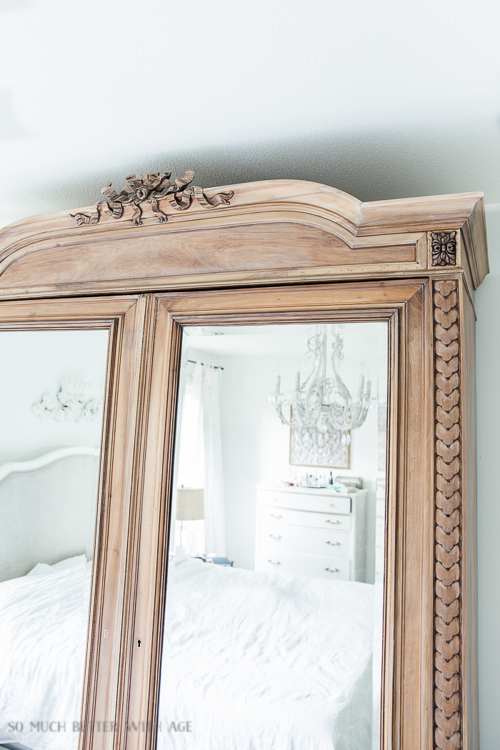 How to Decide Whether or Not to Give Antique Furniture a Makeover/French antique armoire - So Much Better With Age