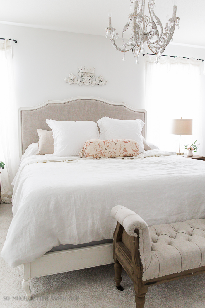 French Vintage Master Bedroom Spring Tour + Video