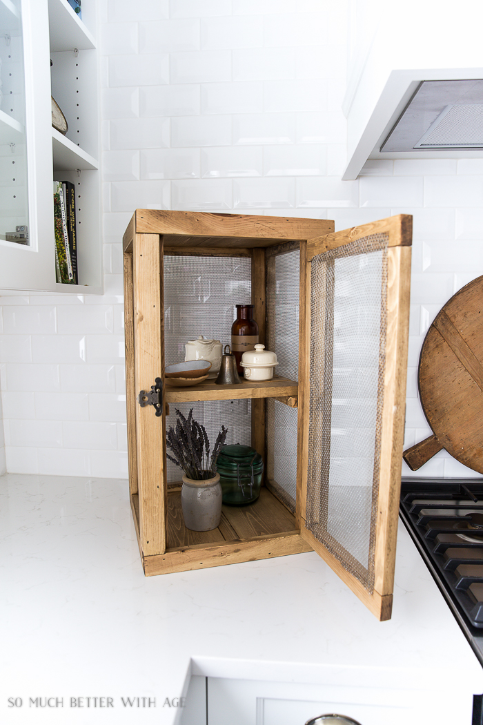 French Vintage Decor by Jamie Lundstrom / cheese safe - So Much Better With Age